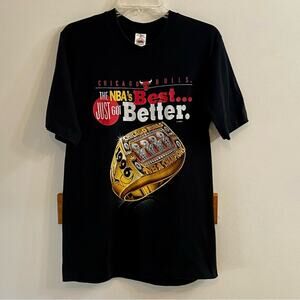 Rare VTG Chicago Bulls The Nba’s Best Got Better 1996 Champs T-Shirt Mens Medium